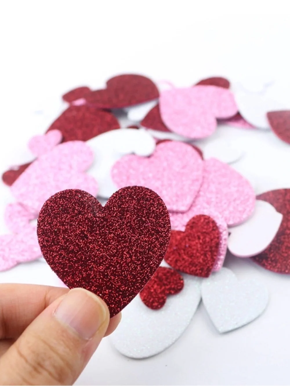 Foam heart Stickers 60
